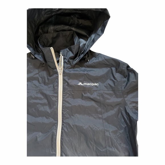 MACPAC UNISEX BLUE HOODED RAIN JACKET XXS - Picture 3 of 5
